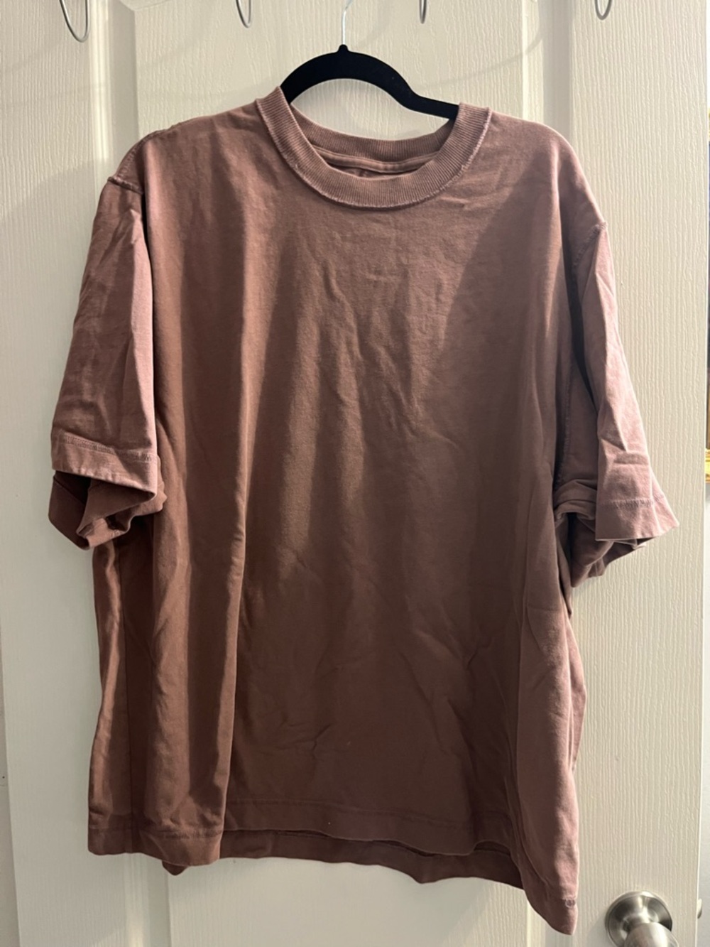 Abercrombie & Fitch Short Sleeve Crew T-Shirt - Mauve Brown